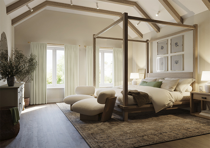 Laura Ashley Candy Stripe, Bottle Green - Made to Measure Curtains - Image 7